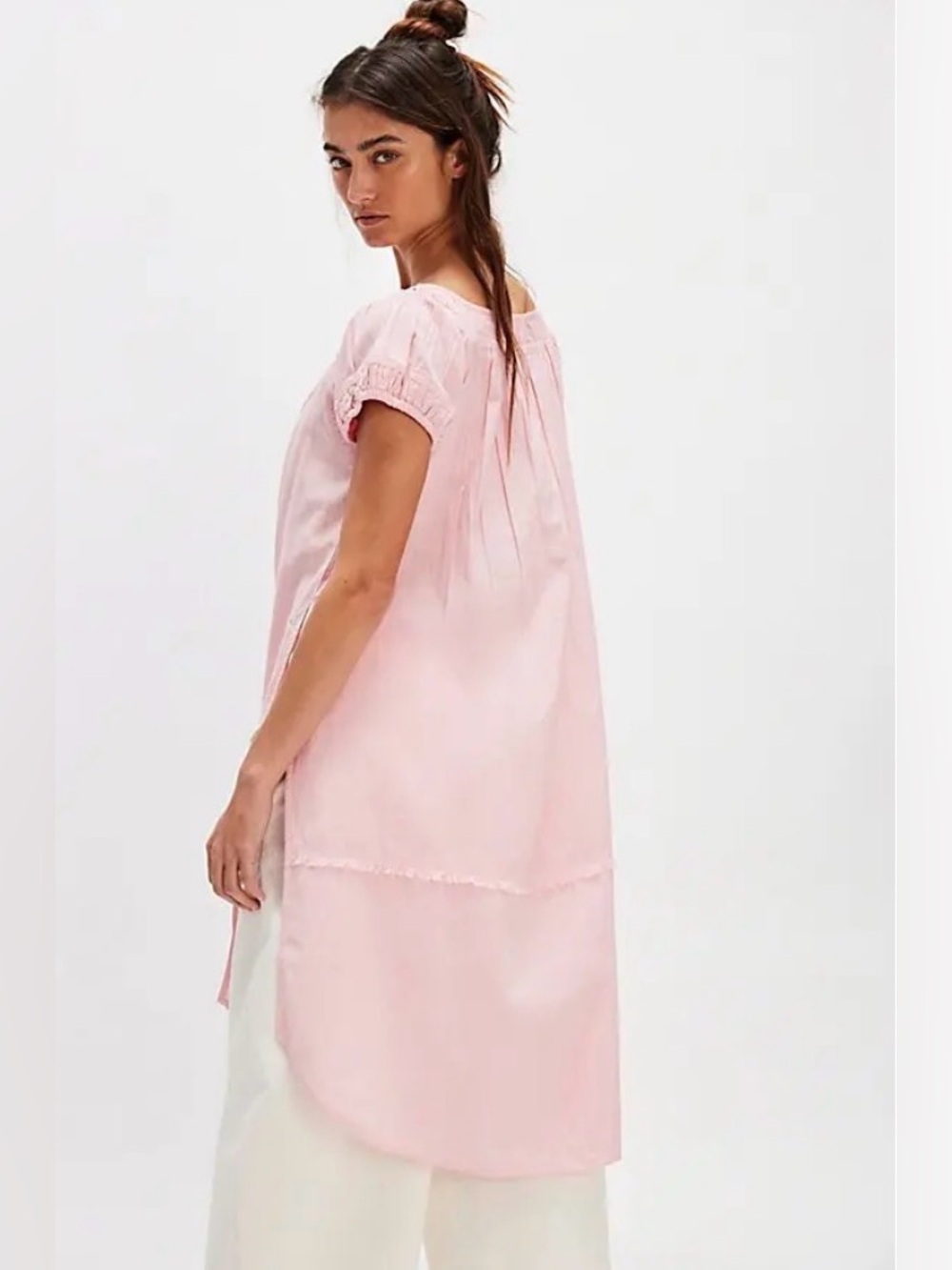 NWT FREE PEOPLE Fayre Midi Top- Pink Lemon 
$128 MSRP